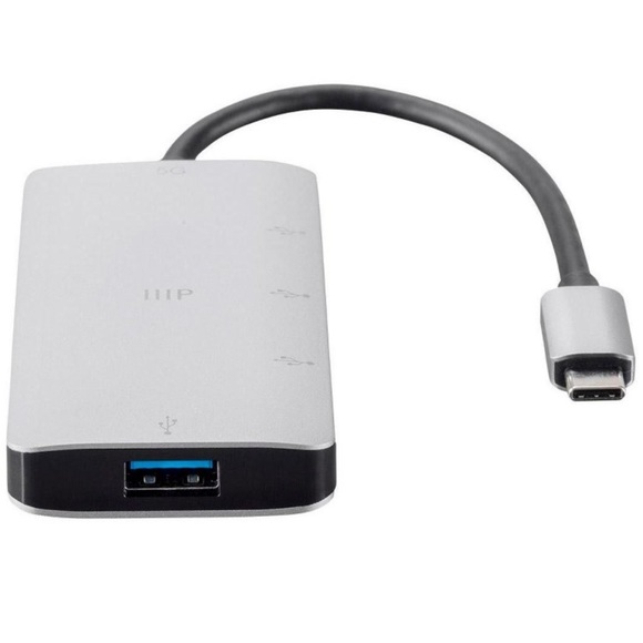 NWT Monoprice USB-C to HDMI USB 4K@30Hz, with USB-C 100W Power Delivery Adapter - Picture 6 of 8